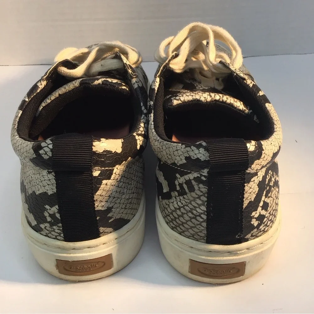 Dr. Scholl's‎ Platform Snake Print Chunky Slip On Casual Size 9M Shoes VERY GOOD